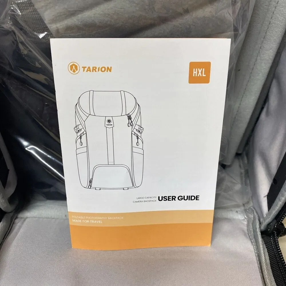 Tarion HX-L Large DSLR Camera Lens Backpack Dual Side Opening 15.6